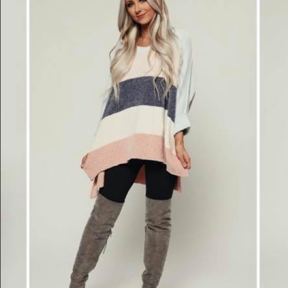 Nanamacs Crash color block sweater
